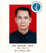 国家一级书法师——吴树青